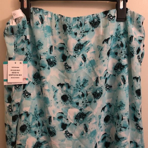 Kasper Chiffon Skirt - 16 - Picture 4 of 5